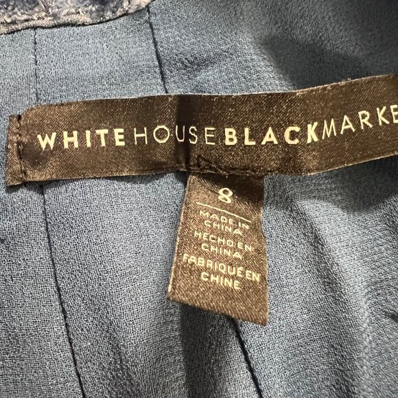 Y2K Fairy Grunge Whimsigoth Choker Sheer Velvet Burnout Blue Going Out Top 8 - Picture 5 of 9